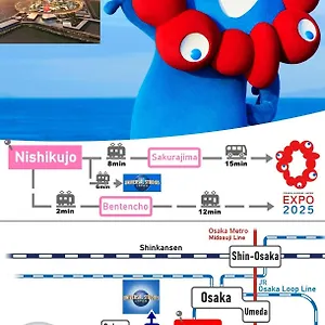 アパート （日本中から大阪いらっしゃい２０２２）USJまで2駅 懐かしファミコンでスーパーマリオと過ごすお部屋 in Sakura Villa 大阪市